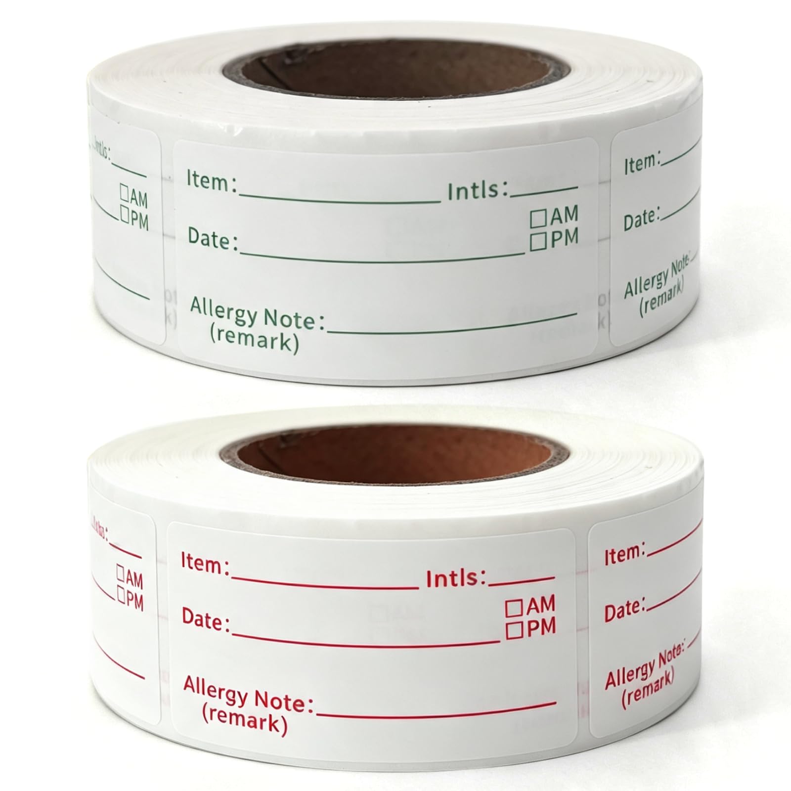 1000PCS Removable Food Labels, 1x2” Date Stickers Freezer Labels