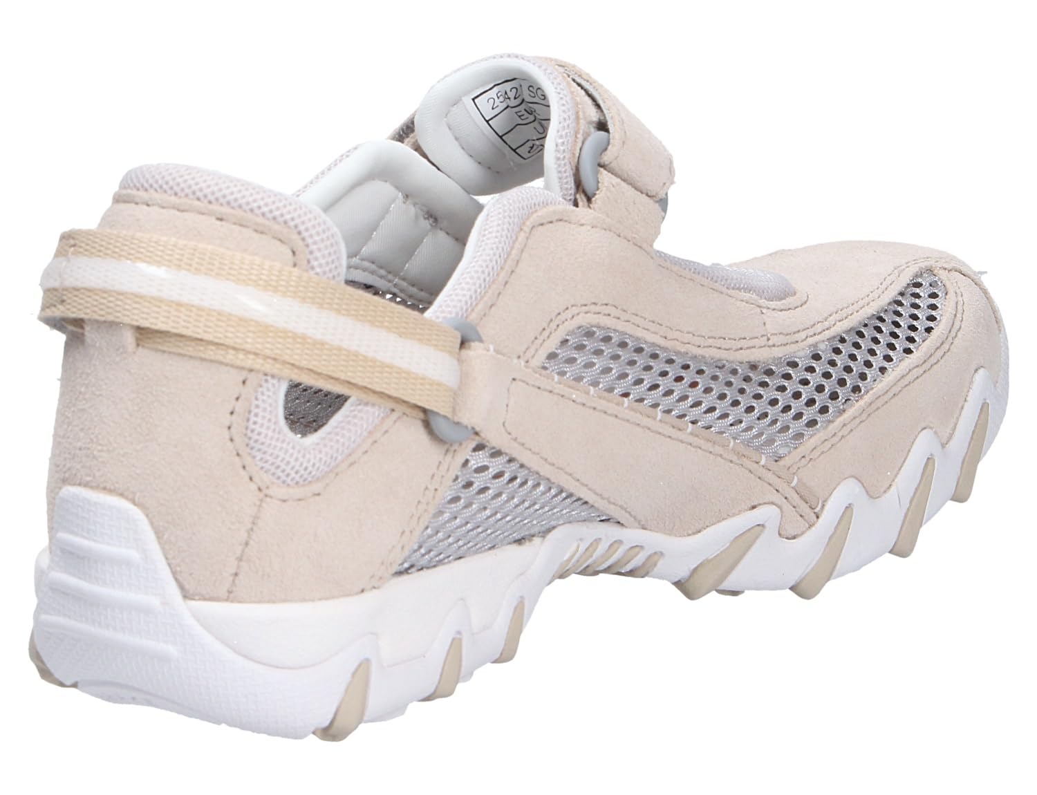 Allrounder GEMÜTLICH Hausschuh SPORTLICH Frauen NIRO Nubuck-REJLLA BEIGE