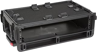 SKB 1SKB-ISF2U Injection Molded Professional 2U Studio Flyer Rack Case