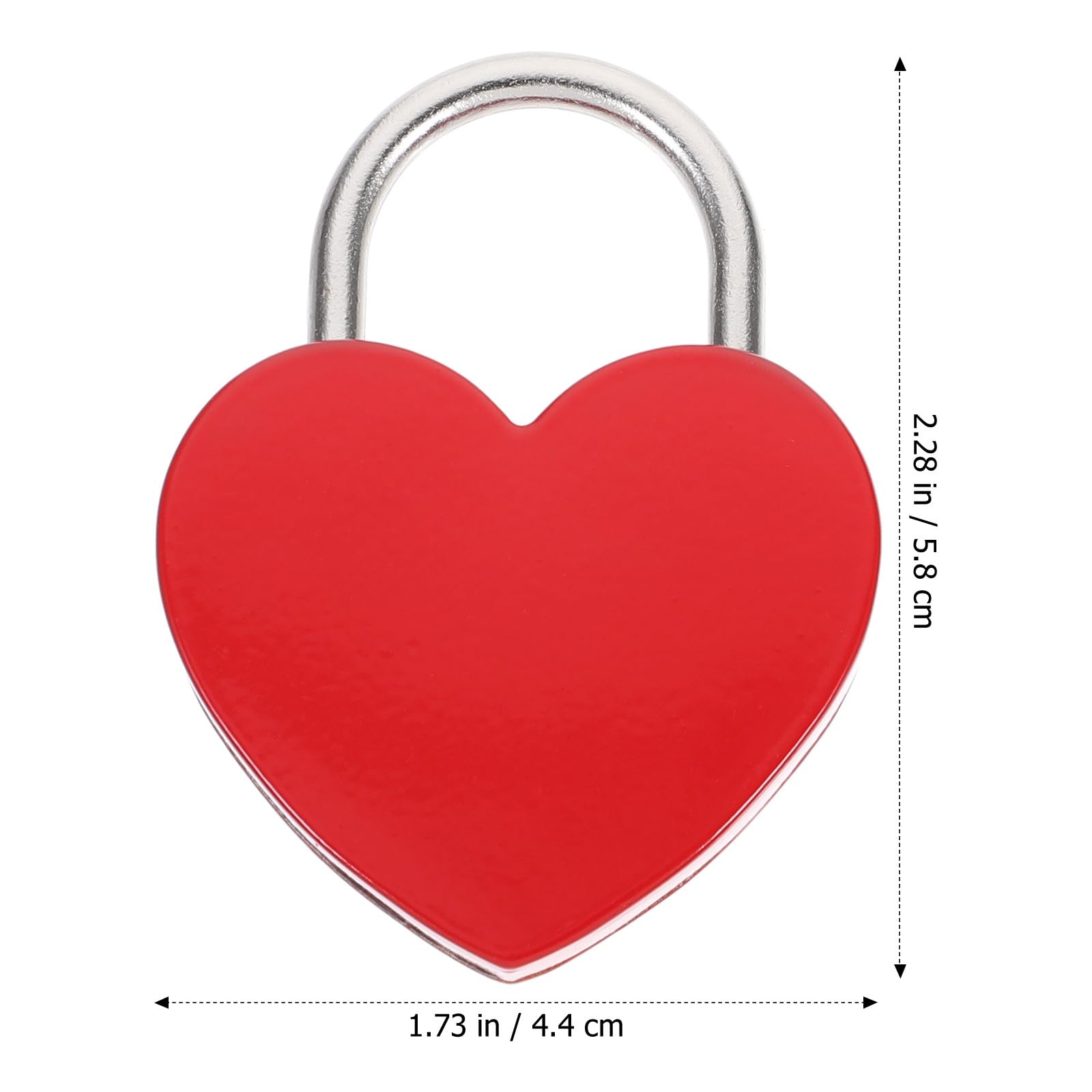 Amazon | SEWOART ハート型南京錠 ジュエ ス用鍵付き南京錠 軽量