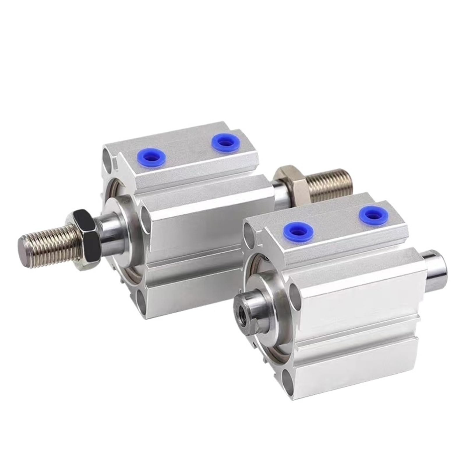 Cilindro neumático de carrera corta con doble vástago y diámetro de 16 mm