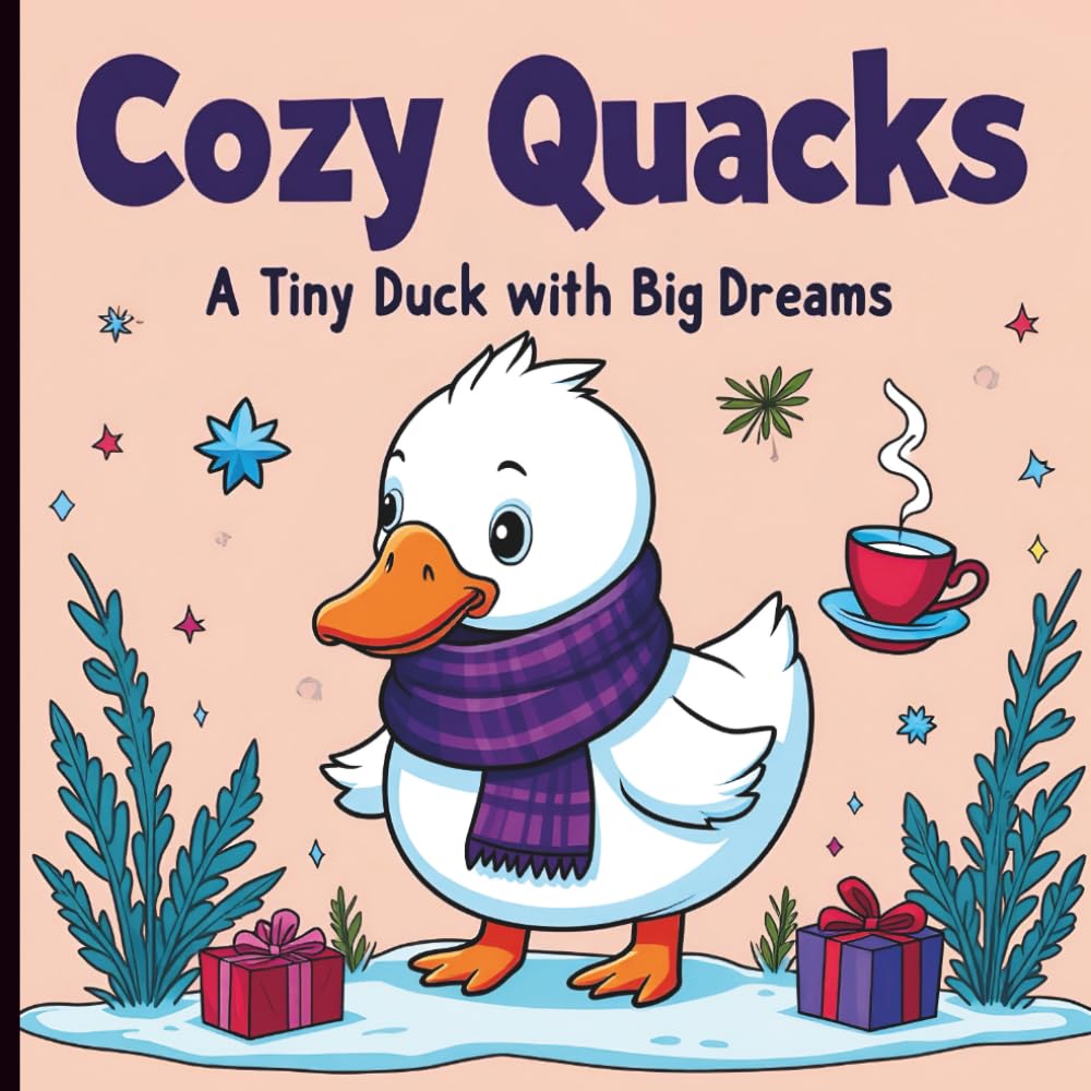 Cozy Quacks: A Tiny Duck with Big Dreams: chubby, cute duck exploring a world of cozy adventures
