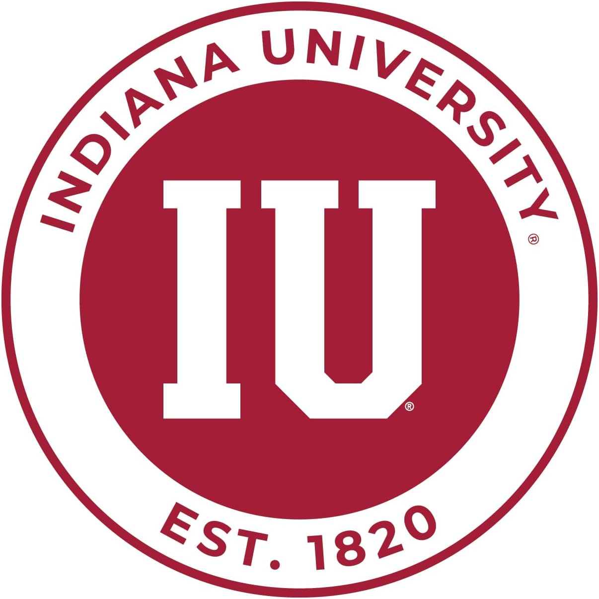 Indiana Hoosiers Decorative Round Magnet Officially Licensed Collegiate Product 2-Inch