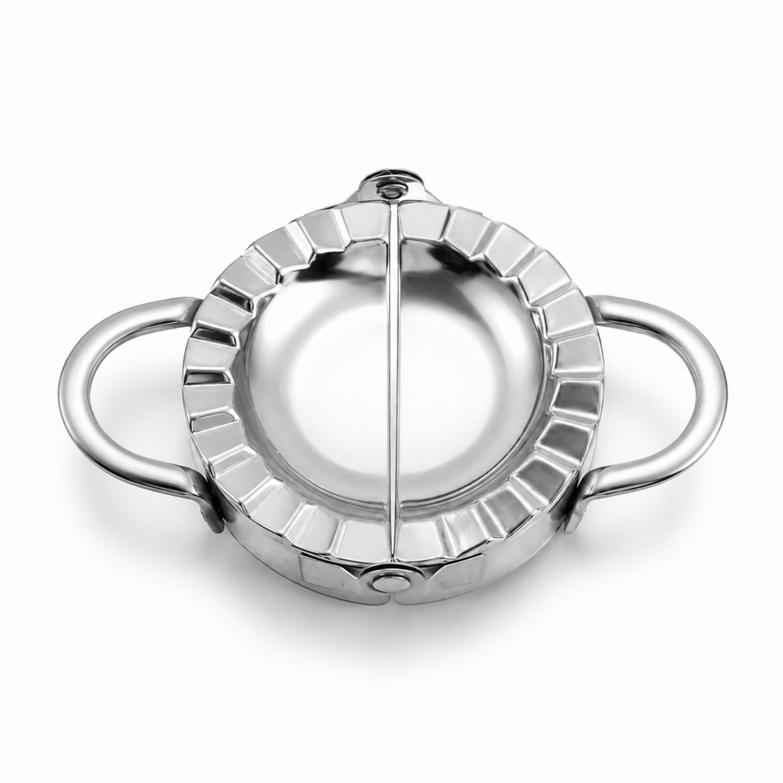 QIHAWN 3.15" Stainless Steel Dumpling Maker Press for Empanada Gyoza
