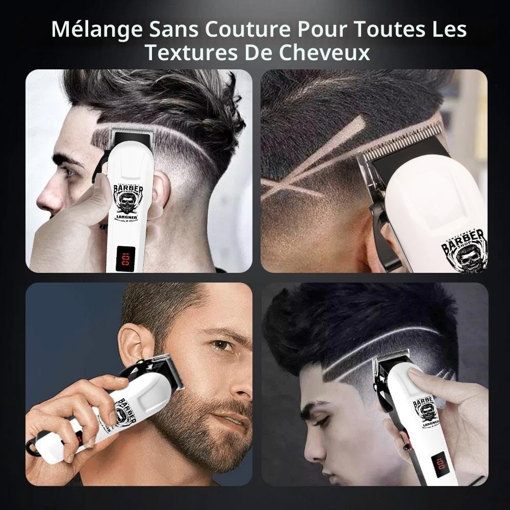 Tondeuse à cheveux professionnelle pour homme – Kits et ensembles de tondeuse à barbe, rasoirs électriques, tondeuse à cheveux et tondeuse en T en céramique, pour tondeuse de barbier