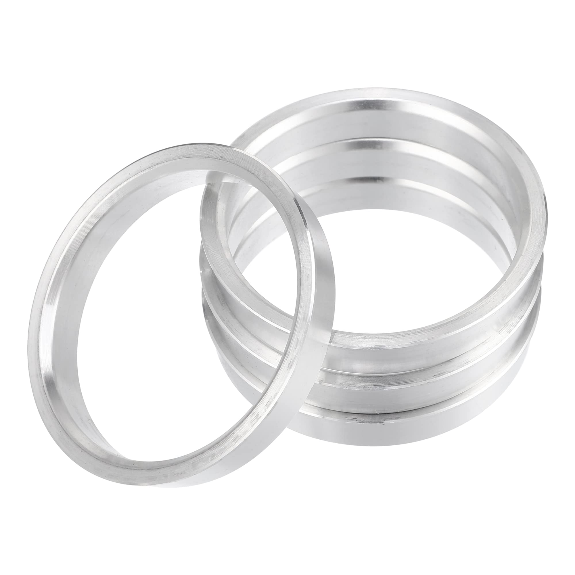 X AUTOHAUX 4pcs OD 64.1mm to ID 57.1mm Aluminum Alloy Car Auto Hub Centric Rings Wheel Bore Center Spacer Replacement
