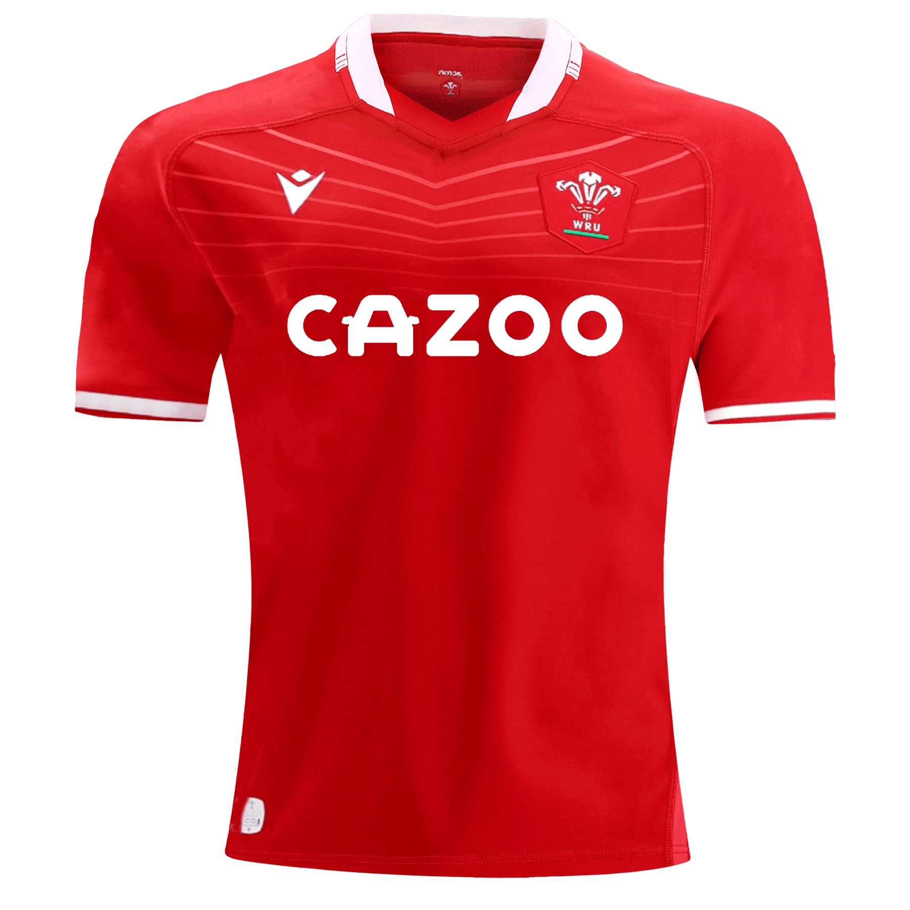 Macron Welsh Rugby 2021/22 domowa replika koszulki Mężczyźni Welsh Rugby 2022/23 Domowa Replika Koszulki