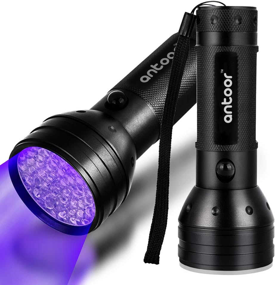 UV Flashlight Black Light, ANTOOR #1 Best 51 LED 395 nM Ultraviolet Blacklight