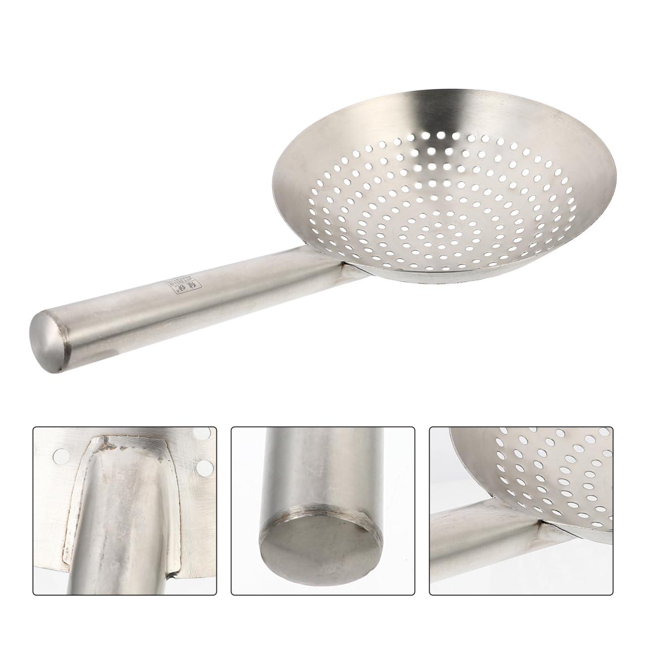 Passoire à Pâtes En Acier Inoxydable Avec Poignée - Tamis Pour Casseroles Chaudes, Cuisine, Spaghetti - Taille S Ou L