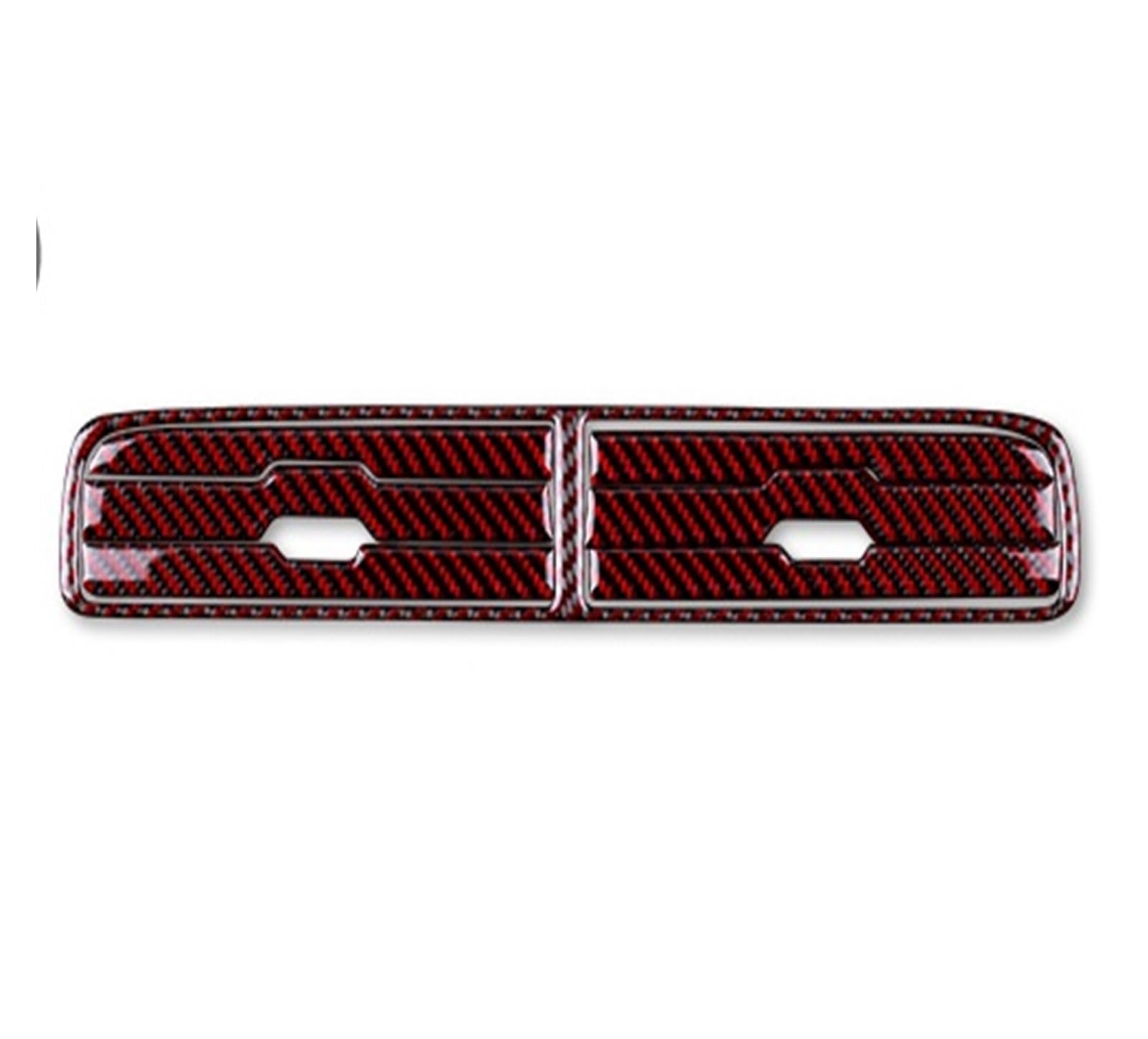 Vetjmua Air Vent Black Red Interior Trim For Chevrolet For Camaro 2010 2011 Accessories Interior Trim Air Conditioning Switch Panel Cover Real Carbon Fiber Sticker Cover Trim Sticker