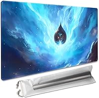 Vista 9 de Juego de mesa MTG de 14 x 24 pulgadas, compatible con alfombrillas de juego OCG CCG RPG TCG (Sakura rosa)