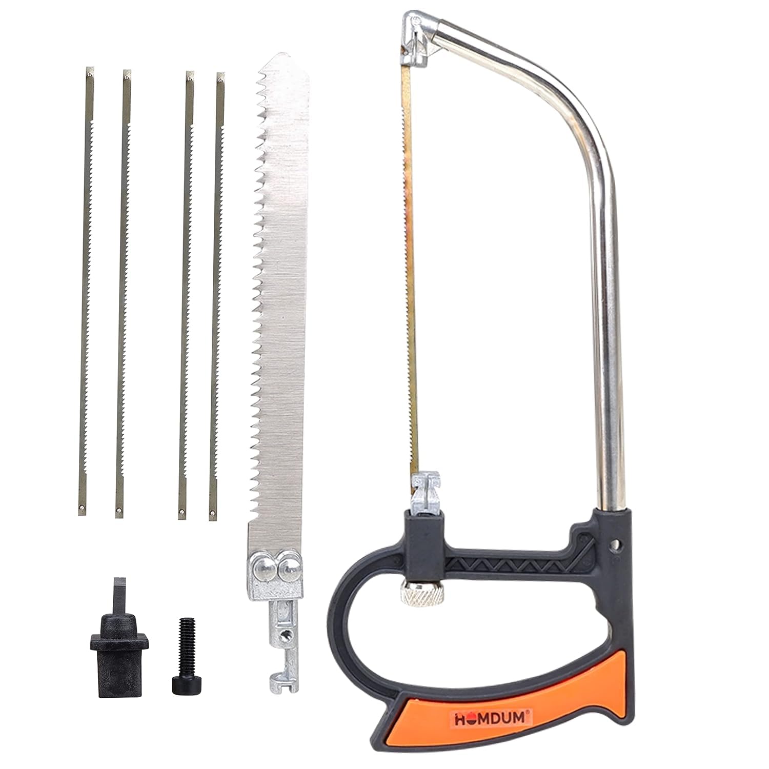 9 in 1 Multi-Functional Magic Bow Saw with 5 Saw Blades Hand Kit Set for Woodworking Tool, Corded