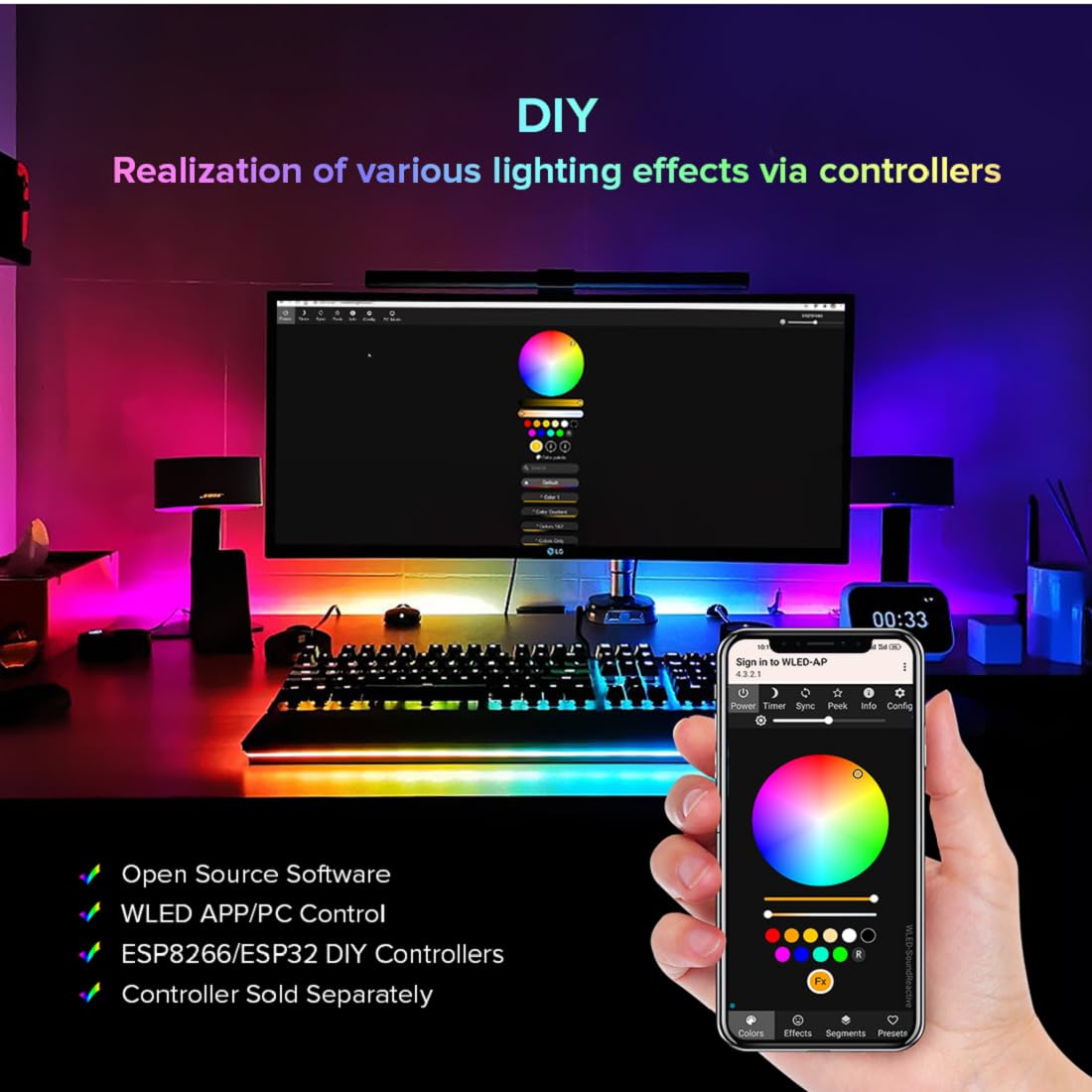 BTF-LIGHTING WS2812 ECO 5M 300LEDs RGB Individuell adressierbar WS2812 Legierungsdraht 60Pixels/m 5050SMD Flexibler Streifen Schwarz PCB DC5V für Heimdekoration IP30 Nicht-Wasserdicht(Nur Streifen)