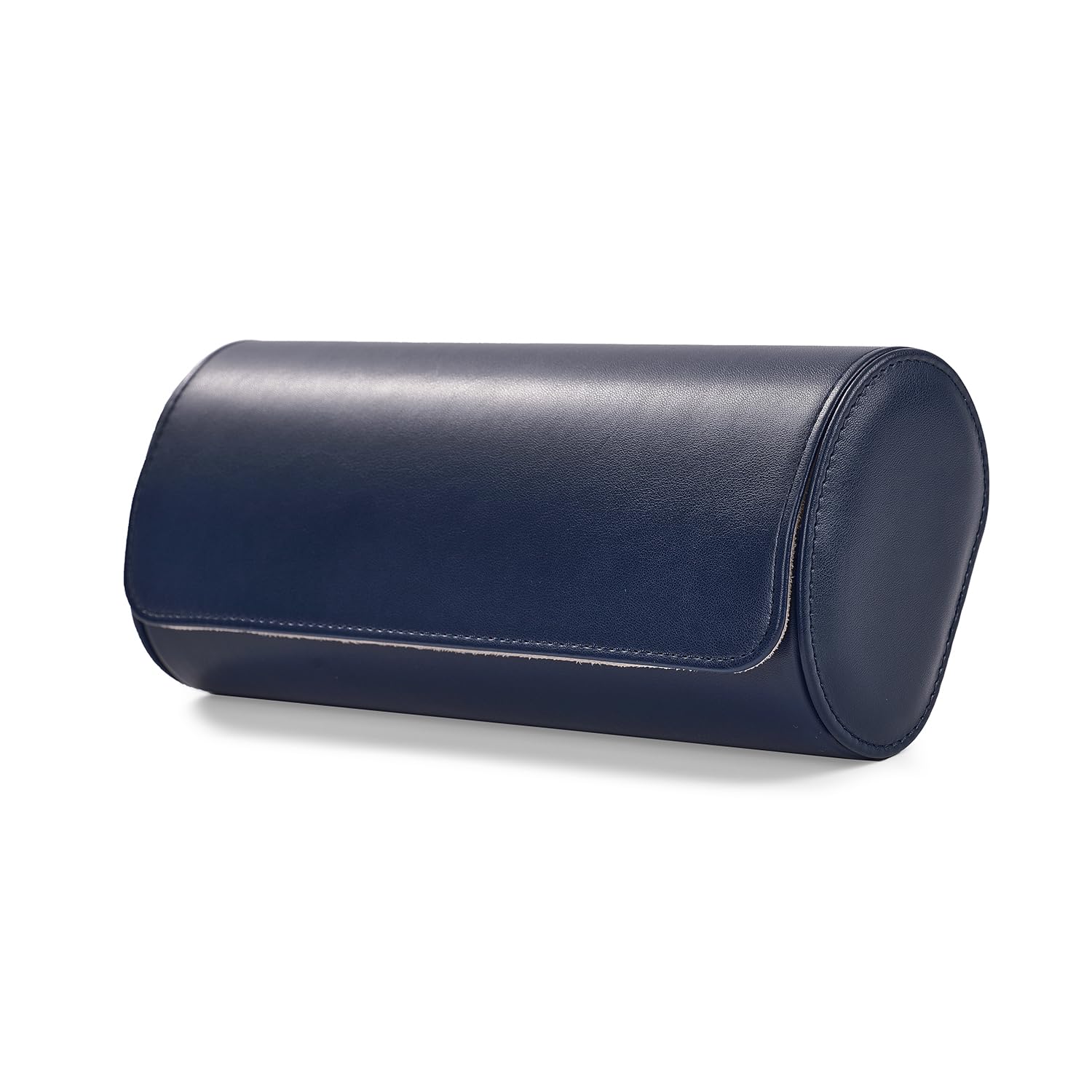 Oirlv 3 Ranuras Pelle PU Watch Roll,Relojero de Viaje,Caja Relojes,Watch Case Para Navidad, Aniversario(Azul Oscuro)