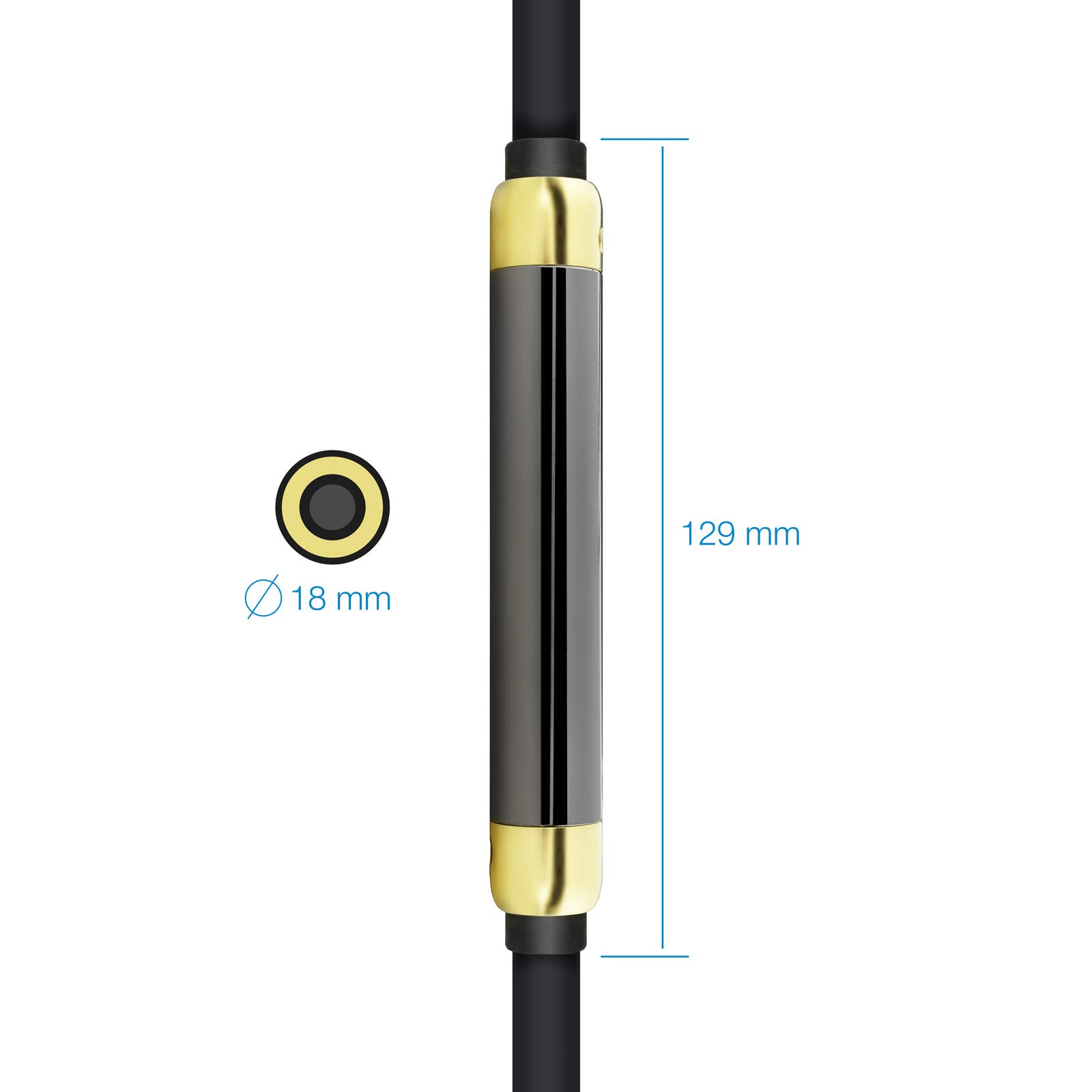 NANOCABLE 10.15.3725 - Cable HDMI V2.0 4K@60Hz 18 Gbps con Repetidor, Color Negro, 25 Metros