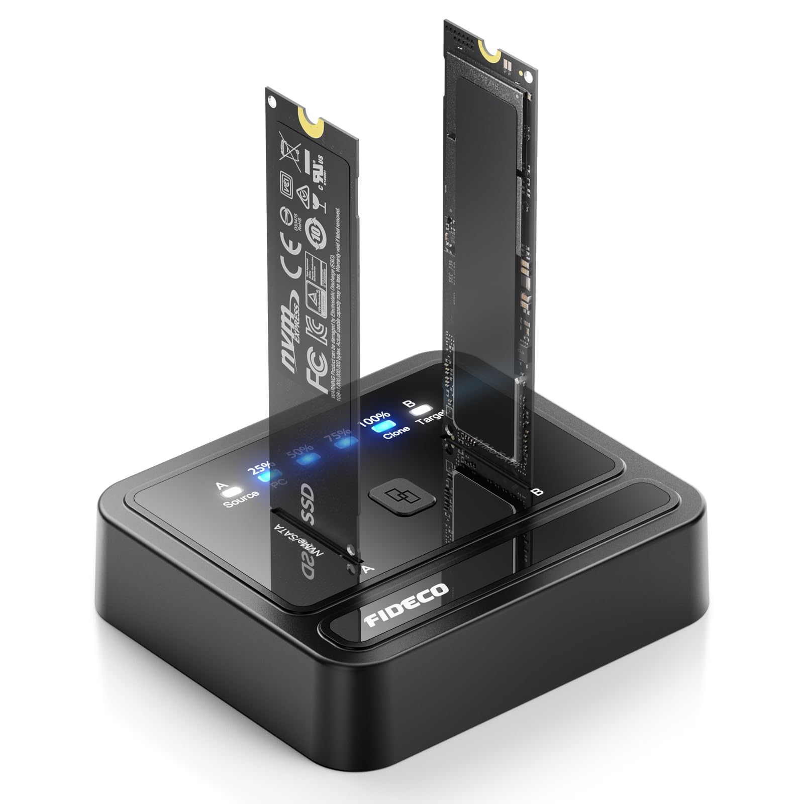 クローンスタンド　デュプリケーターM.2 NVMe 超高速20Gbps クローンスタンド デュプリケーターM.2 NVMe 超高速20Gbps 並行輸入