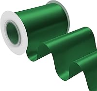 Vista 9 de Cinta de satén rosa polvoriento de doble cara, 3/8 pulgadas x 50 yardas, cintas de poliéster rosa polvoriento para envolver regalos, cinta de tela