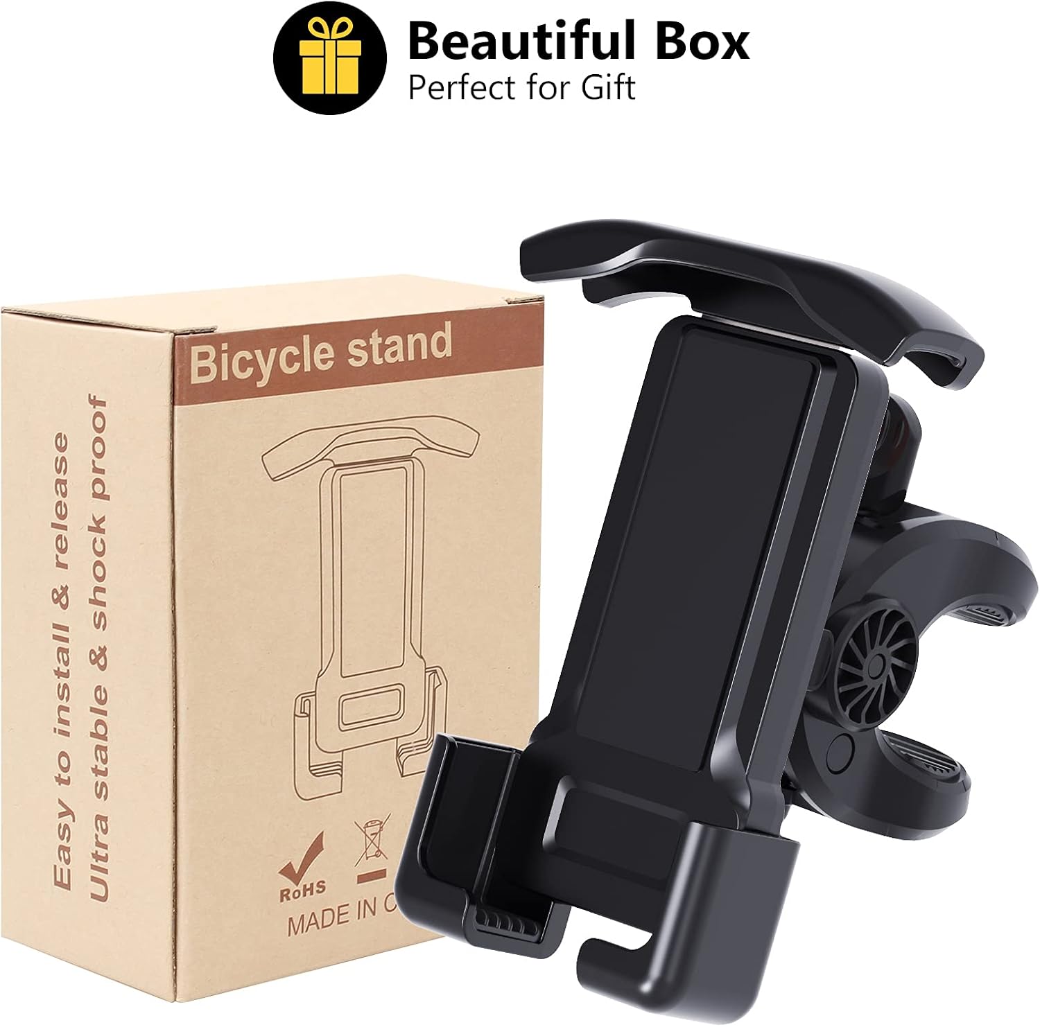 Motorcycle Phone Mount Holder Bike Phone Mount Cell Phone Mount Holder for Bike Bicycle Sport Road Bike Handlebar Universal 360 Adjustable for iPhone 12 11 xr Pro Max All Phones : Automotive