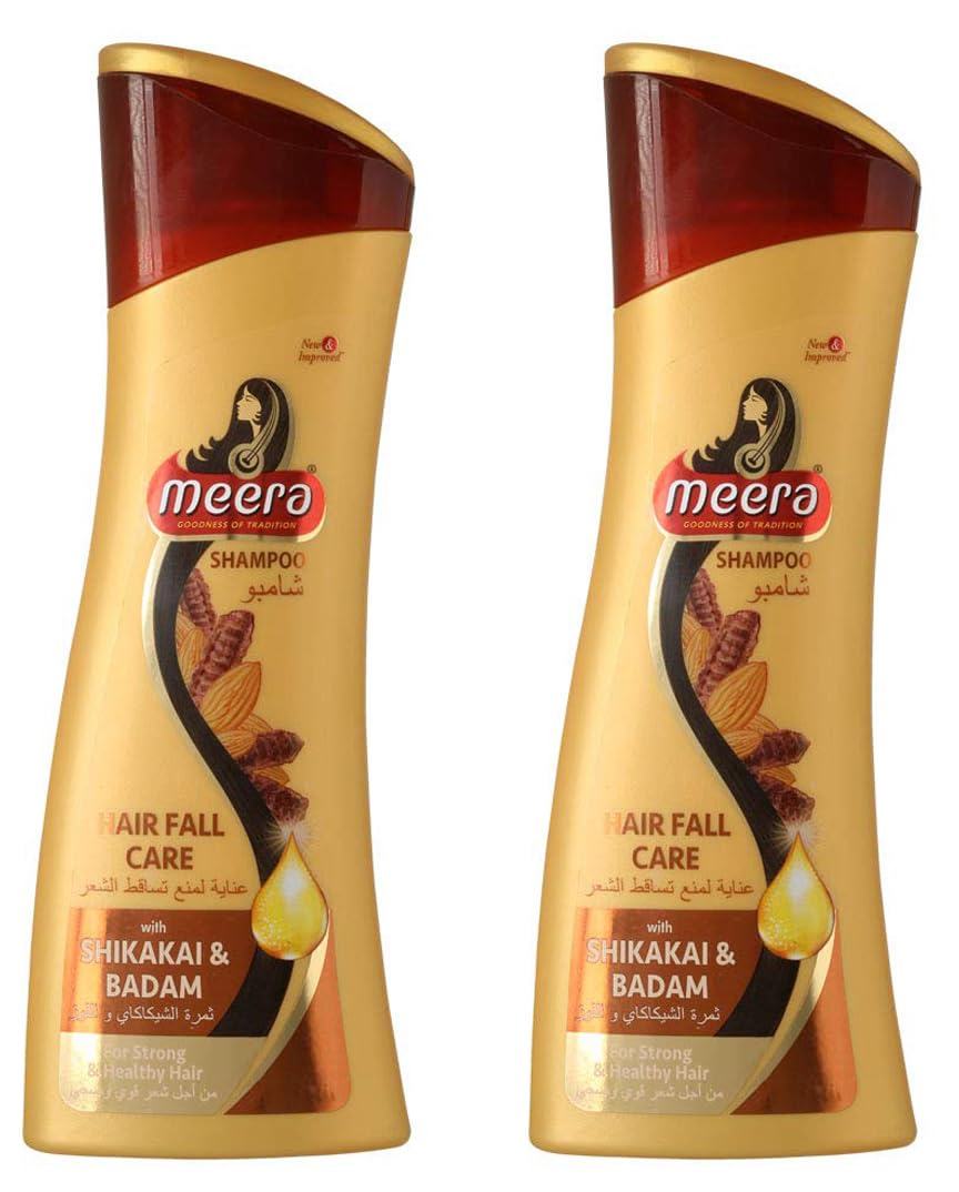 Meera Hairfall Care Shampoo, Goodness Of Badam & Shikakai, For Strong & Healthy Hair, For Men And Women, Paraben Free, 180 Ml (Pack of 2)-image-42