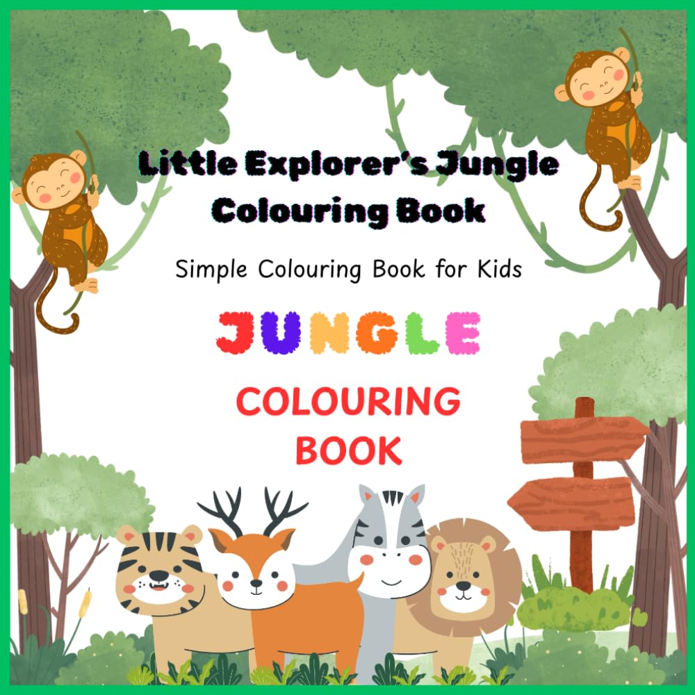 Little Explorer's Jungle Colouring Book