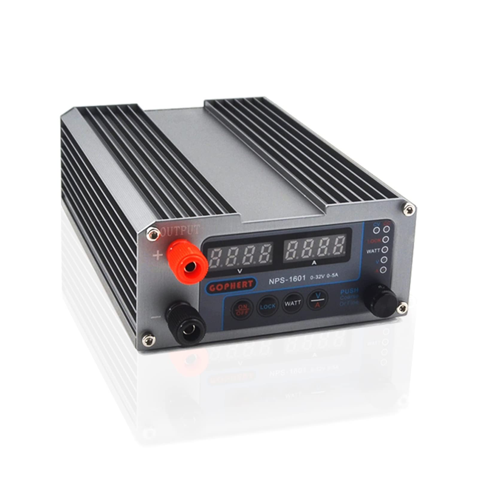Labornetzgerät, NPS-1601. Version Mini einstellbarer digitaler Schalter DC Energieversorgung WATT Mit sperrfunktion 0,00 1A 0,01 V 32V 30V 5A 3205II Aktualisiert