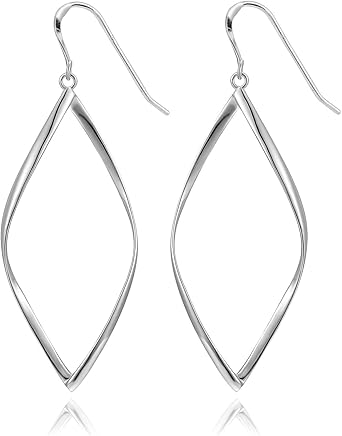 PAVOI 14K Gold Plated Dangle Earrings for Women | Infinity Cute Hanging Hoop Earrings