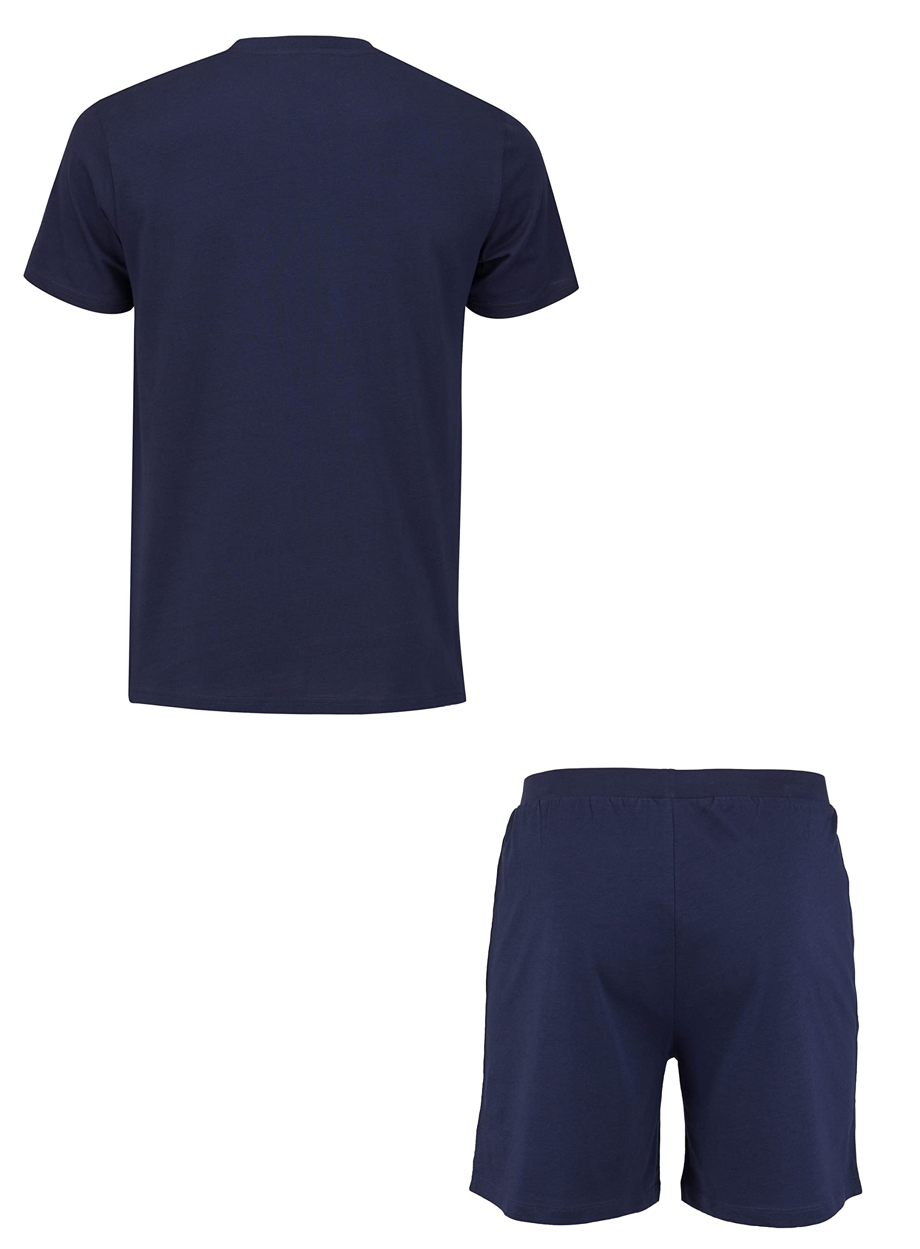 Pyjama Court Officiel PSG Homme – 100 % Coton – Thème Football – Taille L