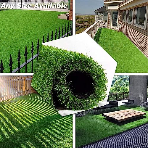 Césped artificial de 4x4 m y 2,5 cm de altura para terraza 8
