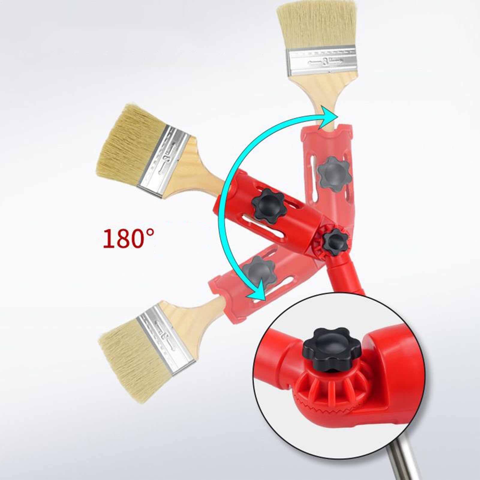 Set di rulli multifunzione con manico allungabile e pennello, ideale per ritocchi di casa, lavori artigianali, recinzioni, pavimenti, soffitti, porte, pareti e pellicce