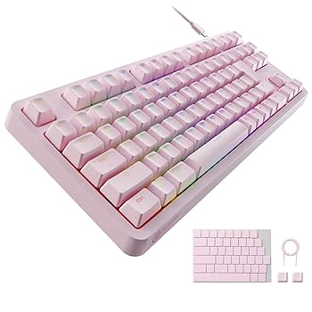Vcustom ゲーミングキーボード VK300S 銀軸 有線 着脱式 ピンク ELECOM エレコム Vcustom ゲーミングキーボード VK310S 銀軸