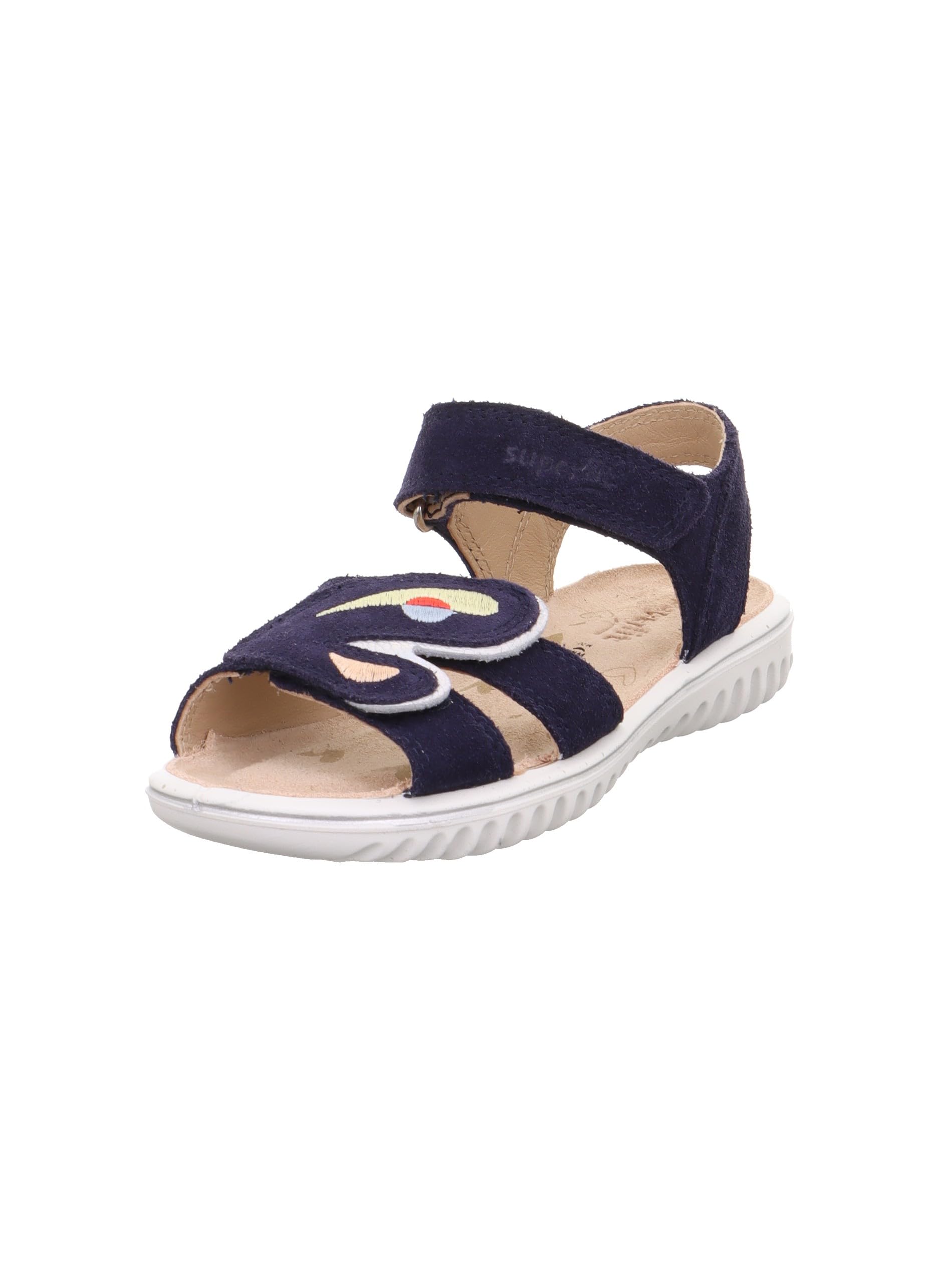 Superfit Girl's Sparkle Sandal, Blue 8000 1, 12.5 UK Child