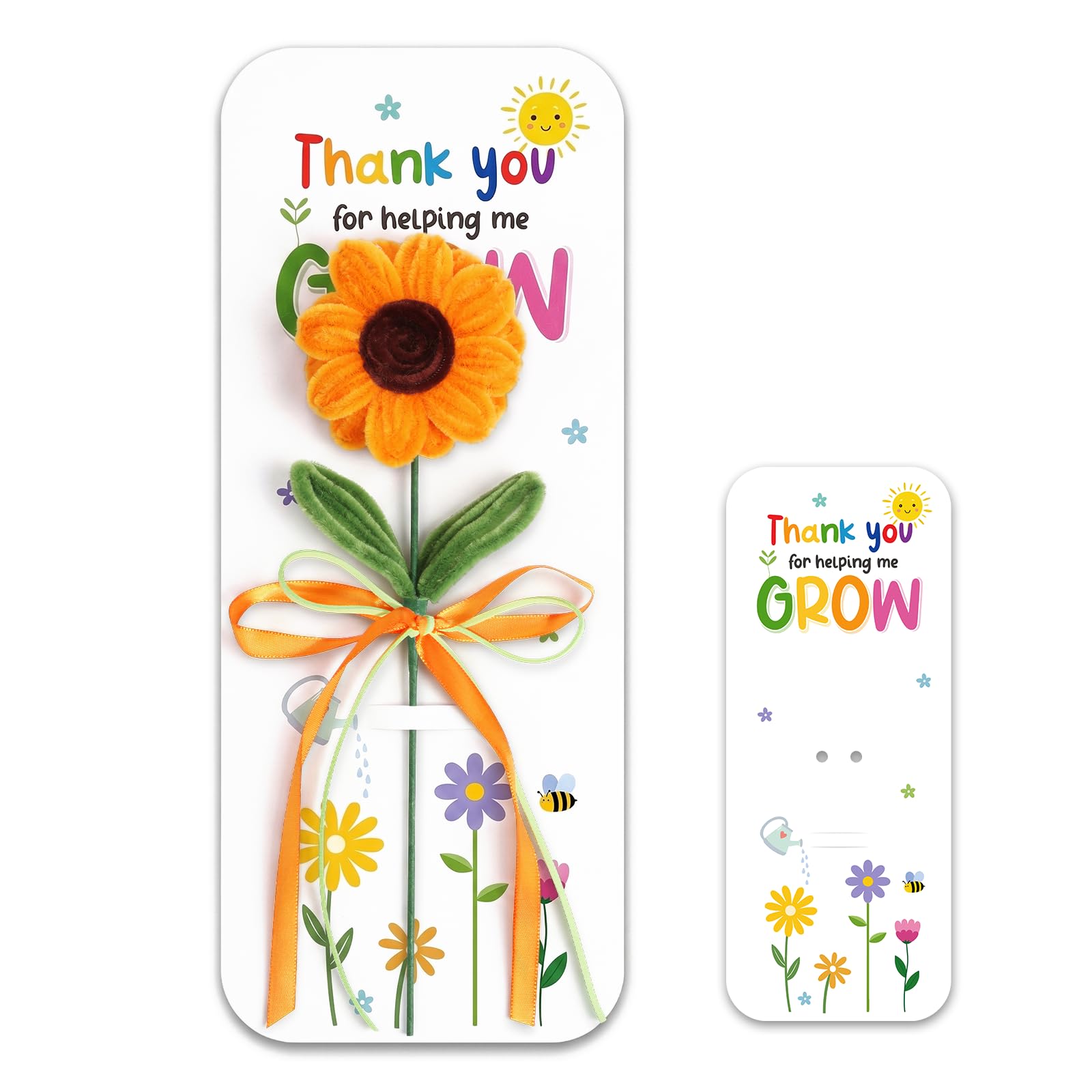 DOORIO Teacher Appreciation Gifts Thank You Nursery Teacher Gifts for Women, Handmade Sunflower Gifts End of Term Leaving Present