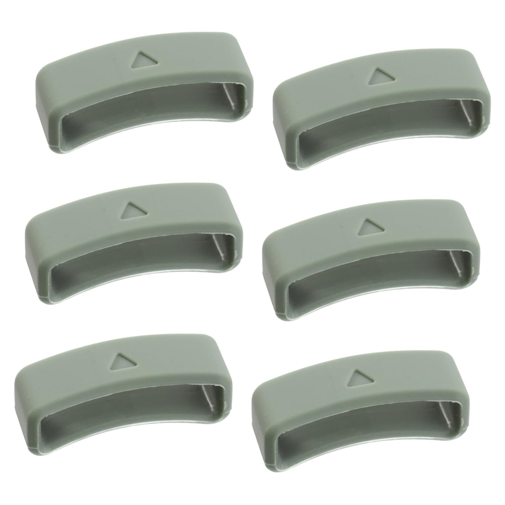 HoementHoement 6pcs Bezel Smartwatch Wristband Retainer Smart Watch Bands Silicone Watch Band Watch Strap Holder Silicone Watch Strap Keepers Fastener Watchbands Retaining Hoop Intelligent Apron