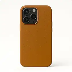 Capinha Couro Capa Case Magnética Anti Impacto Premium Luxo Compativel com iPhone (Marrom, iPhone 13/14)