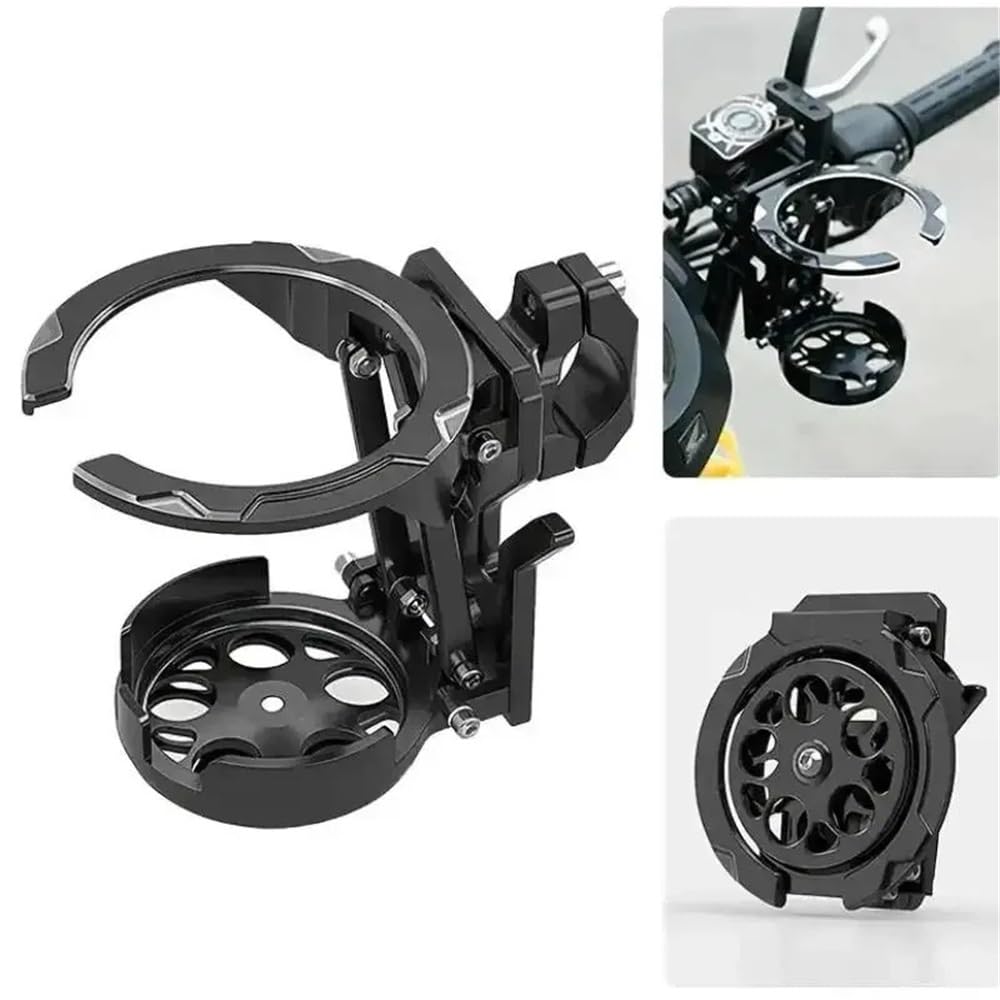 Portabotellas Motocicleta Portavasos Plegable Ajustable para Bicicleta Eléctrica, Ciclismo Deportivo, Accesorio De Montaje para Botella Agua para Motocicleta