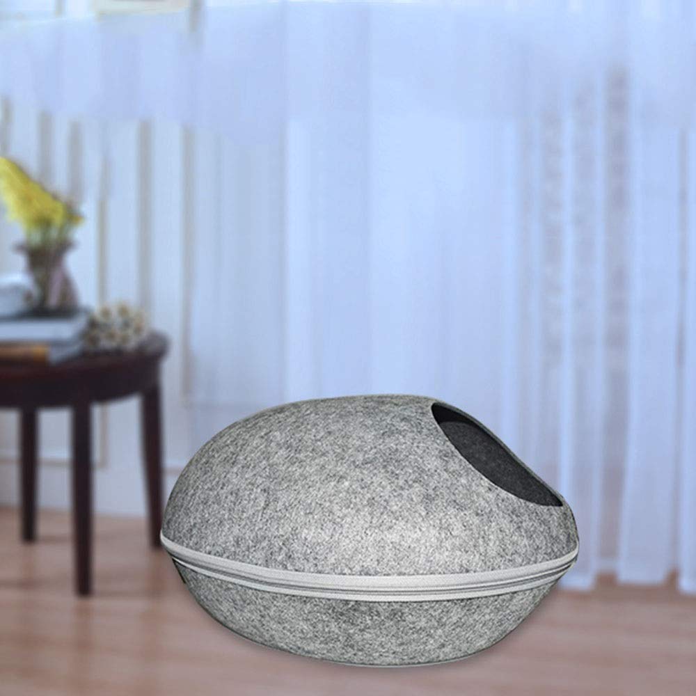 YIFOOPLI Cat Nest Felt Nest Cat Pot Kennel Cat House Four Seasons Universal Pet Bed for Dogs & Cats Machine Wash & Dryer Friendly Friends Forever Burrow Pet Bed For Dogs