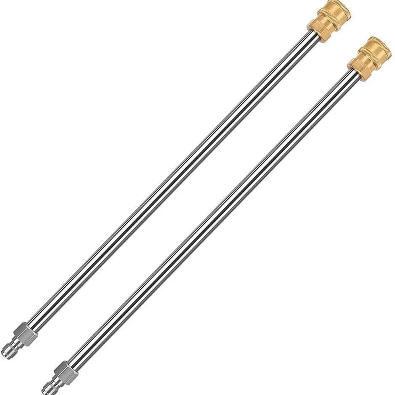 Varilla de Extensión para Hidrolimpiadora Extensión de Acero Inoxidable for hidrolavadora con conexión rápida (1/4 Pulgada) - Alta Resistencia(Color 1)