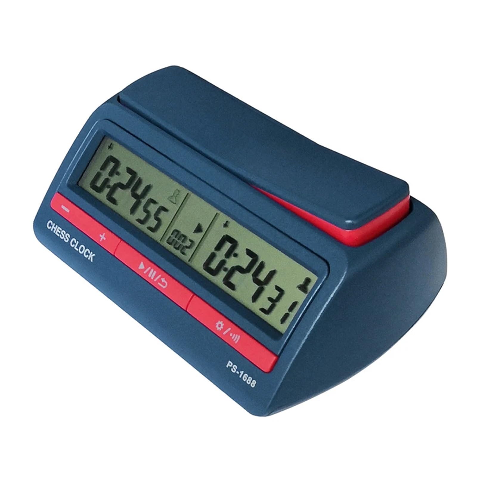 JVDDI Professional Advanced Chess Digital Timer Chess Clock Count Up Down Board Game Clock Lightweight Board Game Chess Digital Timer(Yellow-01)