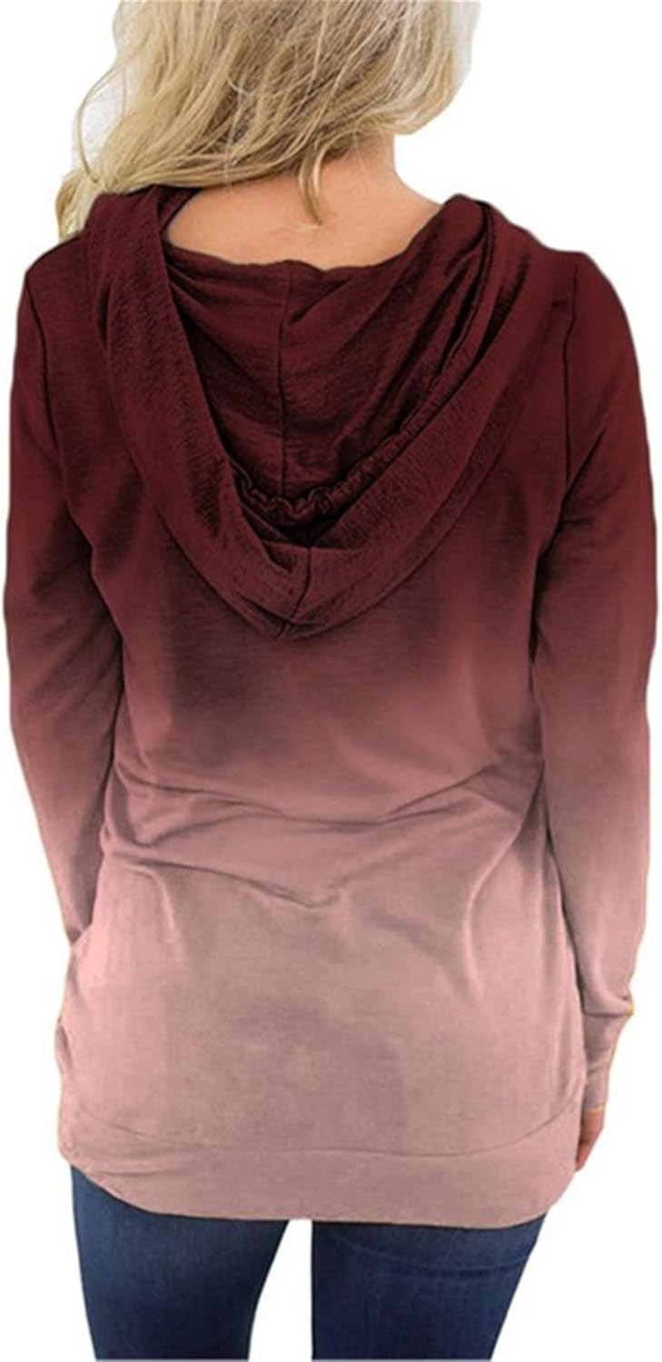 onlypuff Women's Pullover Hoodies Teen Girls Trendy Fall Fashion Tops Hooded Sweatshirts - Image 4