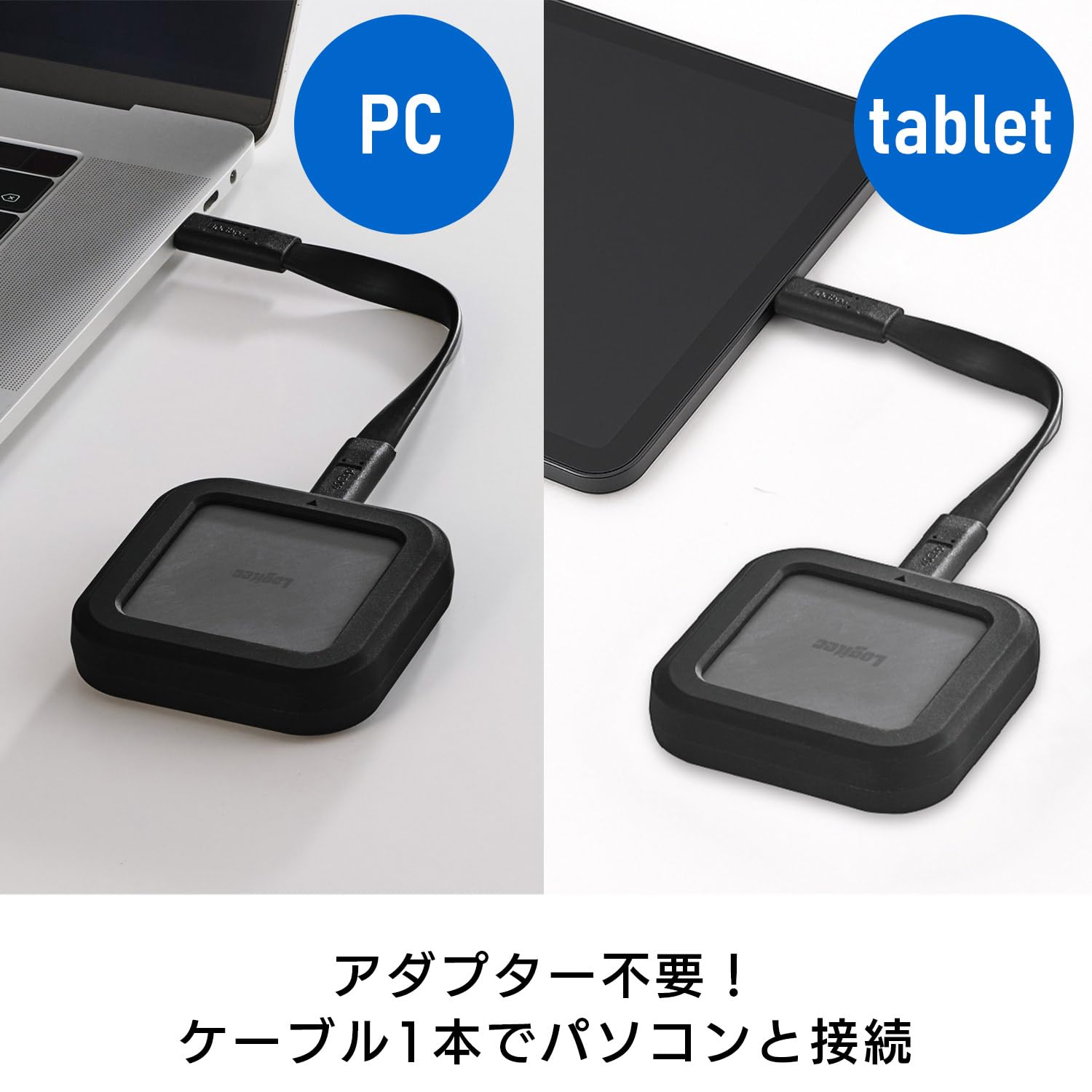 Amazon | ロジテックダイレクト 40Gbps USB4対応 外付け SSD 2TB Type