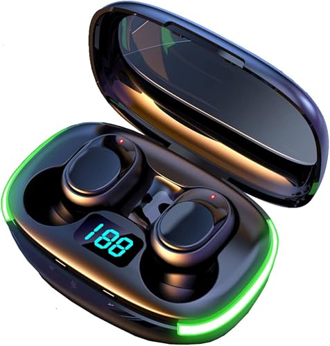 Auriculares inalámbricos Bluetooth con estuche de carga inalámbrica IPX4 Auriculares estéreo impermeables para SPOR (Y70)