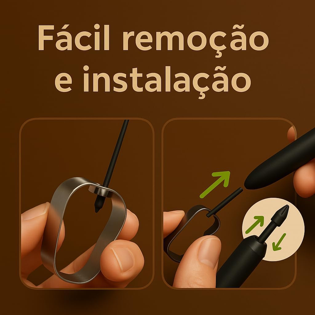 Ponta de substituição para Caneta S Pen Compativel com Samsung Galaxy Note 10 Note 20 Tab S6 lite S7 S8 S9 S7FE S9FE S22U Com Extrator