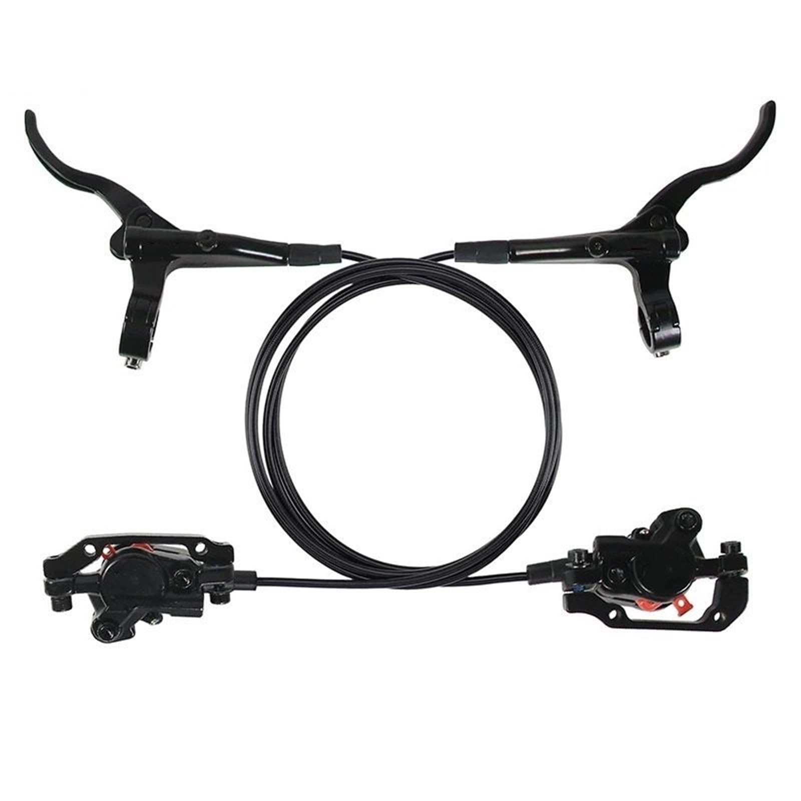 Hamulec hydrauliczny z podwójnym tłokiem MTB 800mm 1500mm przedni tylny hamulec górski drogowy 2 tłokowe rowerowe hamulce hydrauliczne Bęben HamulACcowy Rowerowy