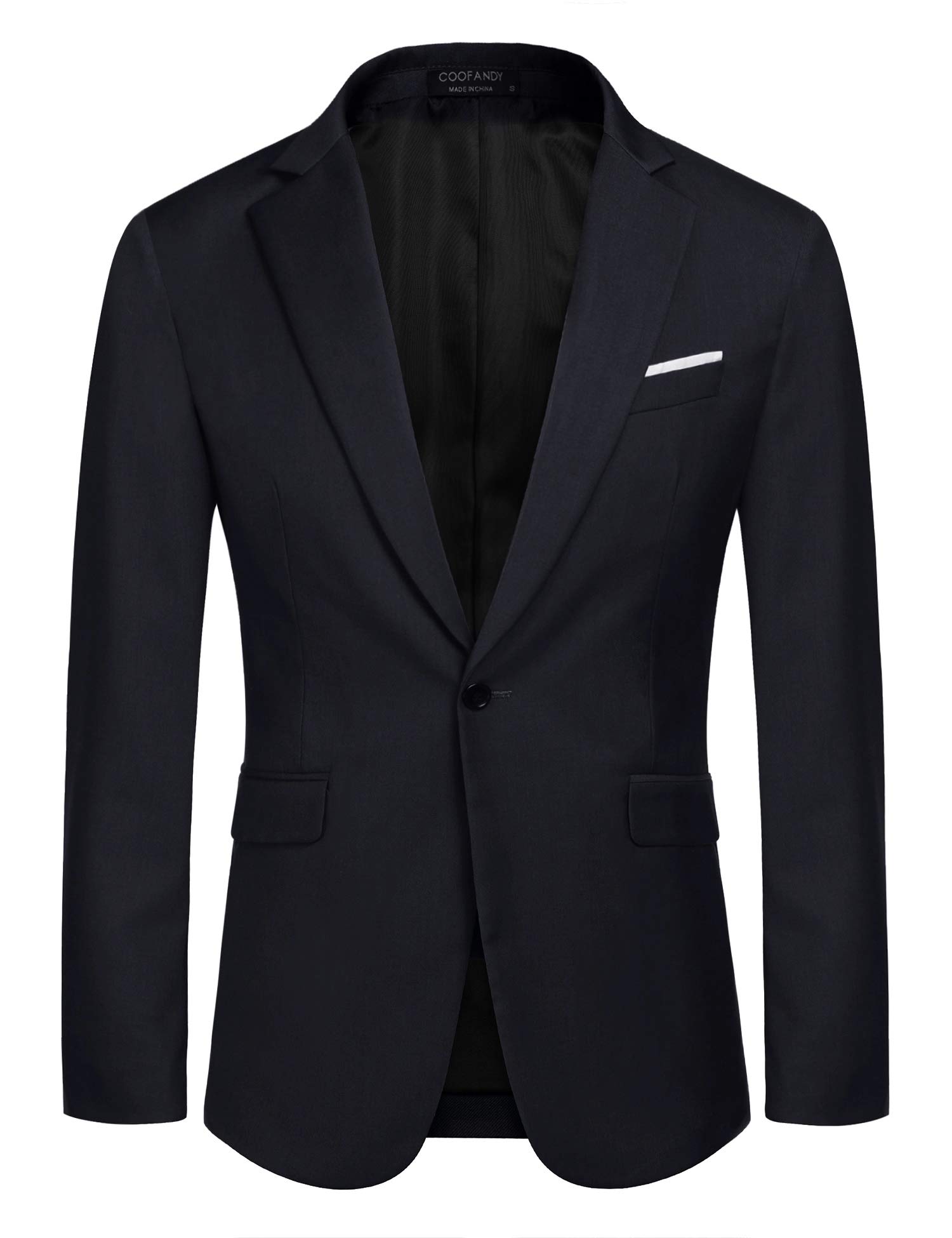 COOFANDYMen's Modern Jacket Sporty Regular Fit Suit Jacket Casual Celebrations Blazer