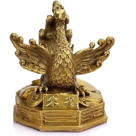 Amazon Xiulin 風水 四神獣 青龍 朱雀 白虎 玄武 置物 大サイズ 銅製 四神相応 霊獣 東西南北 風水グッズ 風水インテリア 風水雑貨 風水アイテム 朱雀 置物 オブジェ オンライン通販