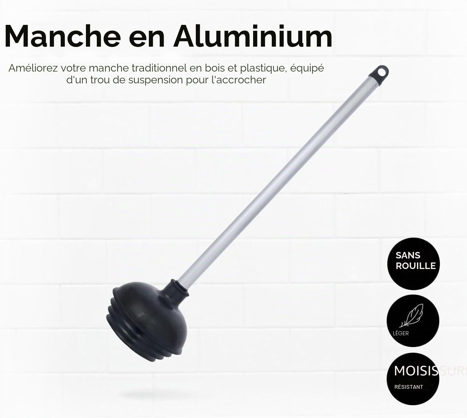 Neiko Heavy Duty à ressorts Power Déboucheur ventouse, 60166A