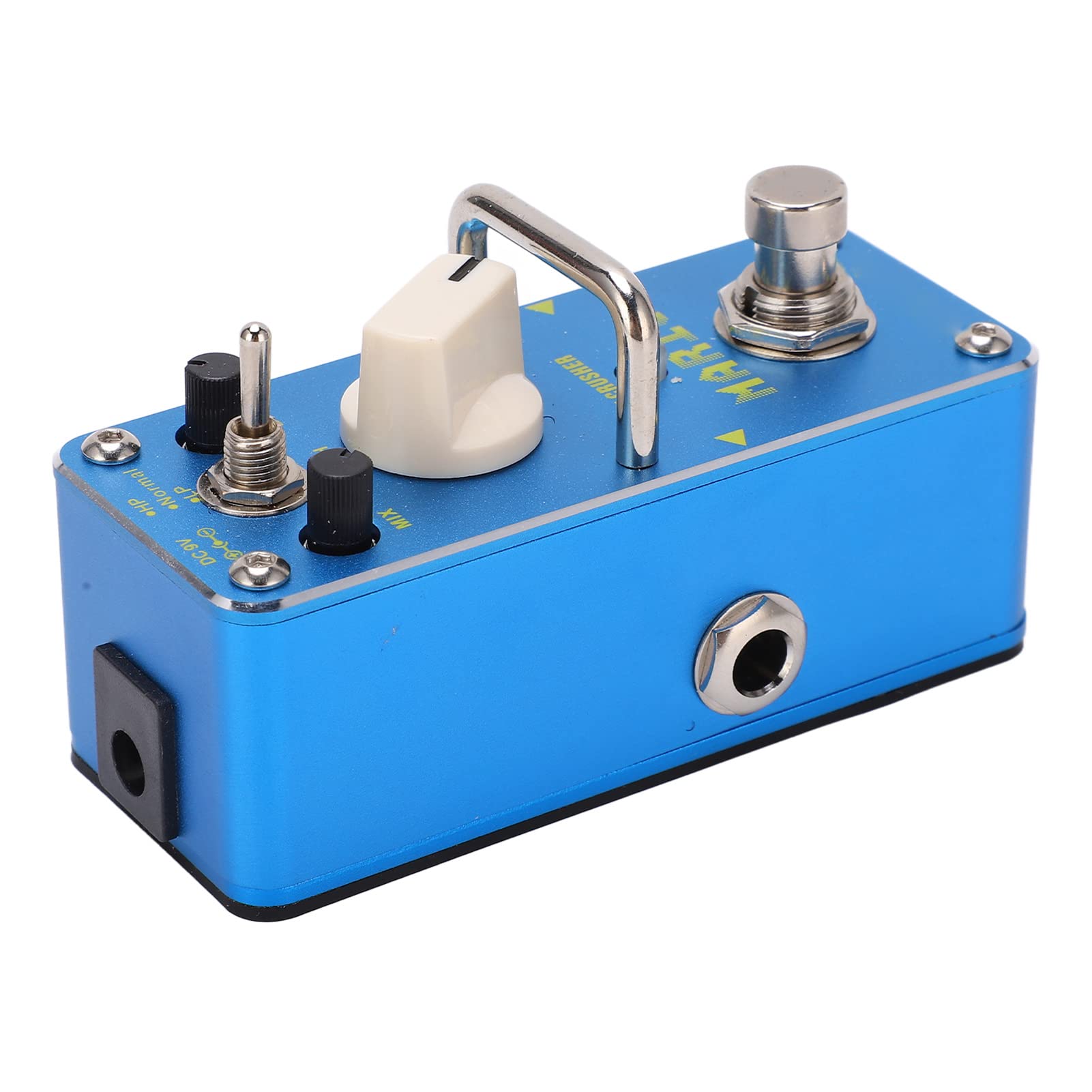 Pedale Effetto per Chitarra Elettrica Compatto True Bypass Bit Crusher per Musicisti Metal Blue