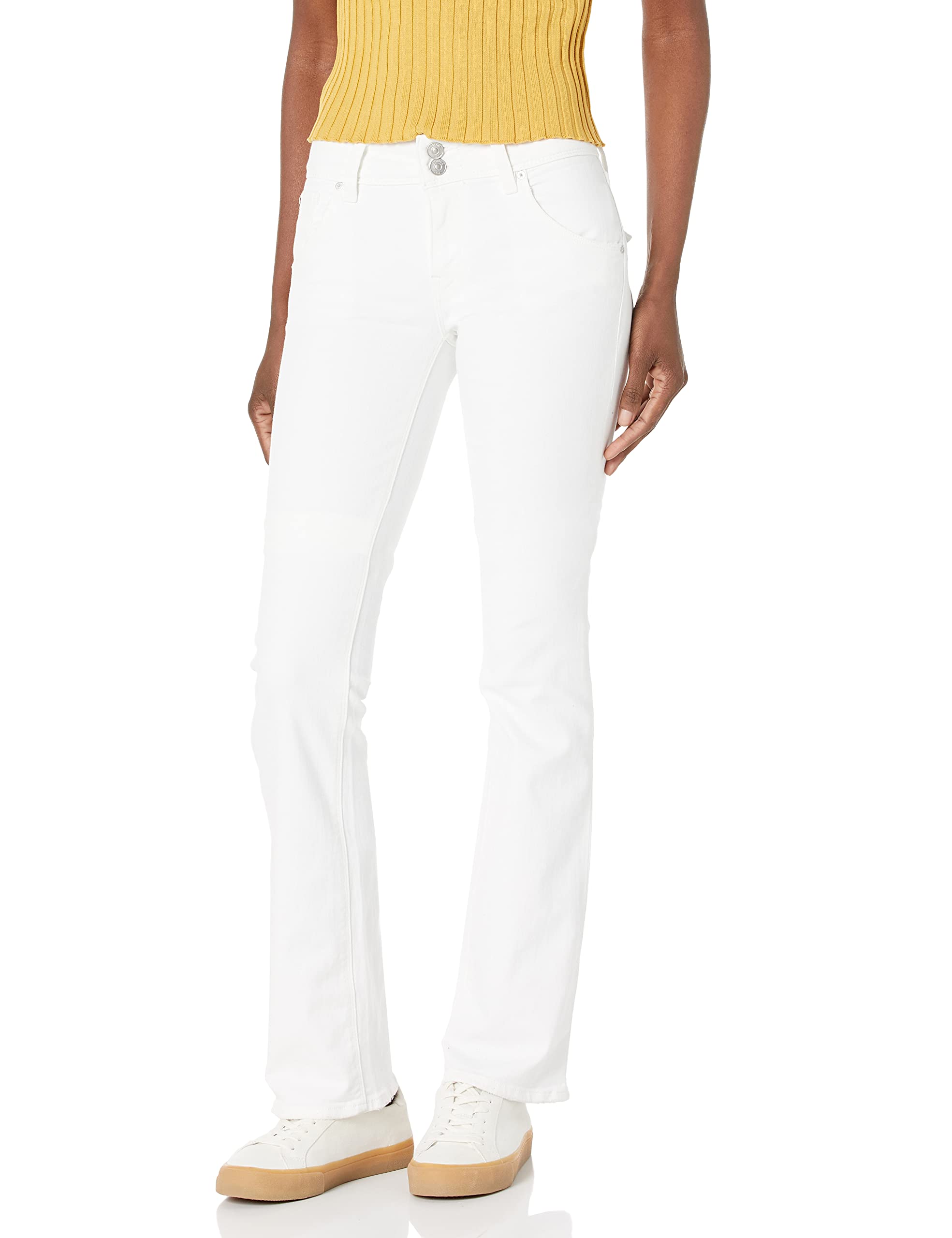 HUDSON Women's Beth Baby Bootcut Jean with Back Flap Pockets