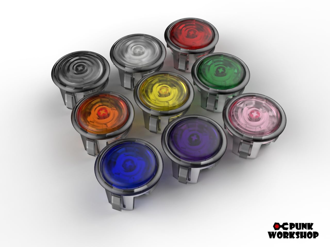 Amazon | 1個 30mm と 14個 24mm パンクワークショップ 新型メカニカル