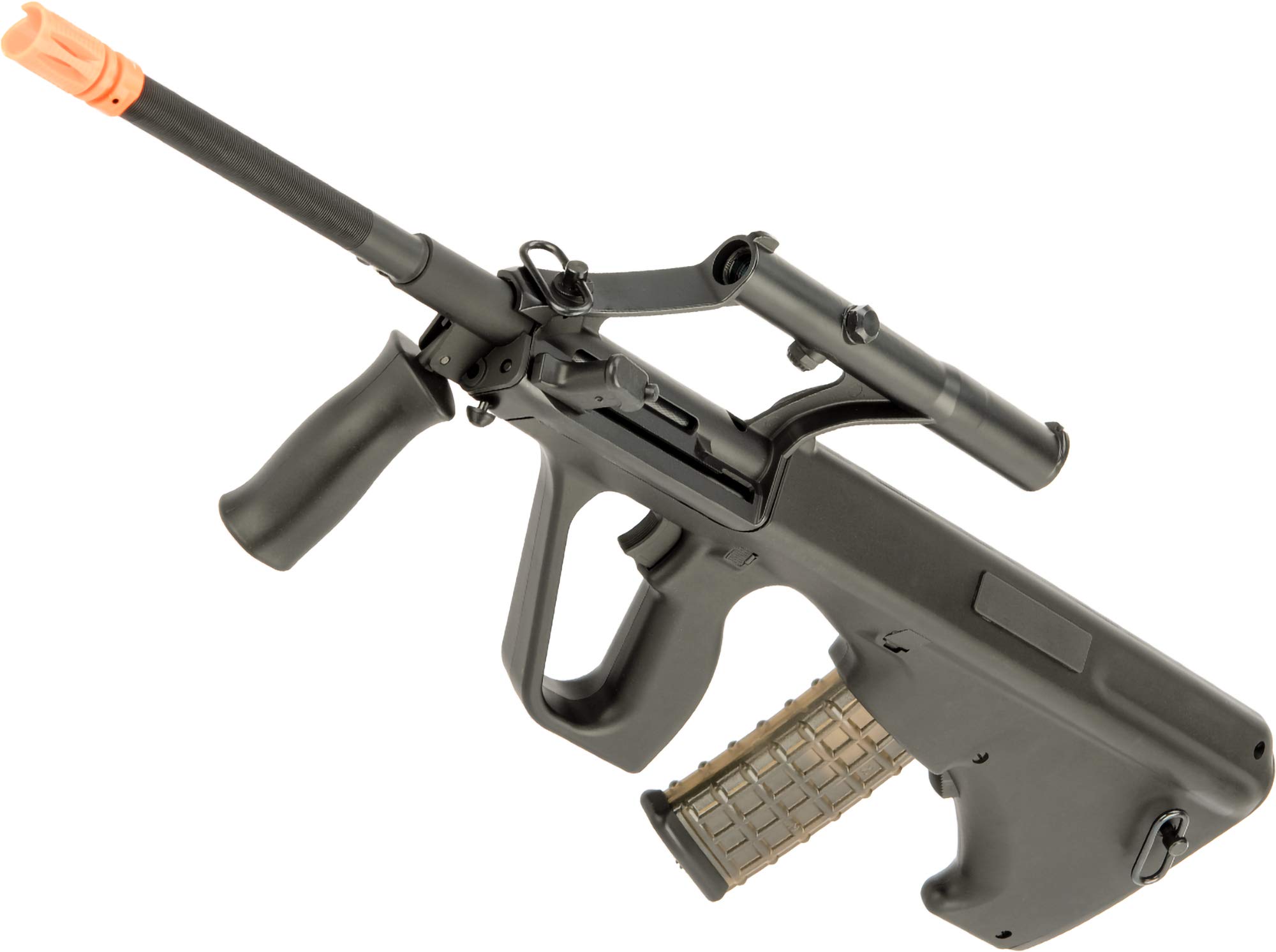 Evike Airsoft - Snow Wolf AUG A1 Mil-Inspired Bullpup AEG Airsoft Rifle w/Integrated Scope (Color: Black/Rifle)